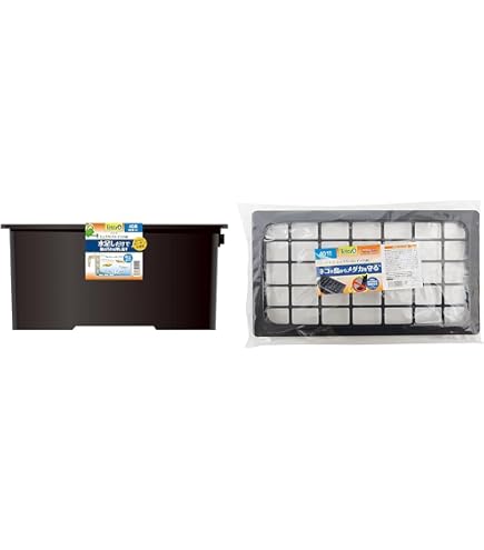 Amazon | 五色アクア メダカ飼育ケース 18リットル 樽型 黒 大雨対策